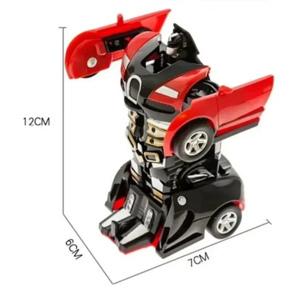 Mini 2 In 1 Car Toys One-key Deformation Car Toys Automatic Transformation Robot Model Car Diecasts Toy Boys Gifts Children Toy - Image 5