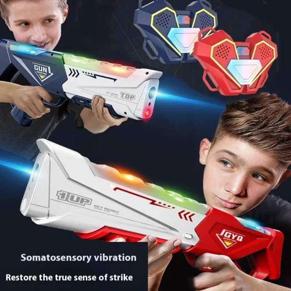 Laser Pistol Toy Gun Outdoor Multiplayer Battle Shooting Props camping parent-child interaction Toys Gun Birthday Gift for Boys