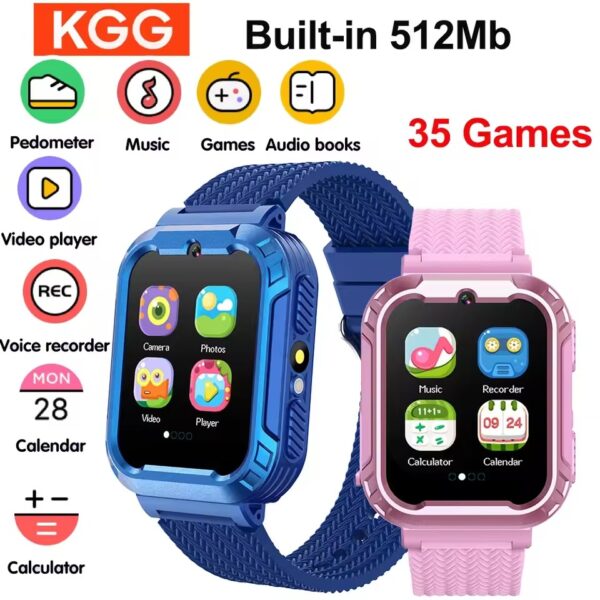 Children Smart Watch Kids 35 Games Video Recorder Music Calculator Calendar Flashlight Pedometer Smartwatch Camera Gifts Toy