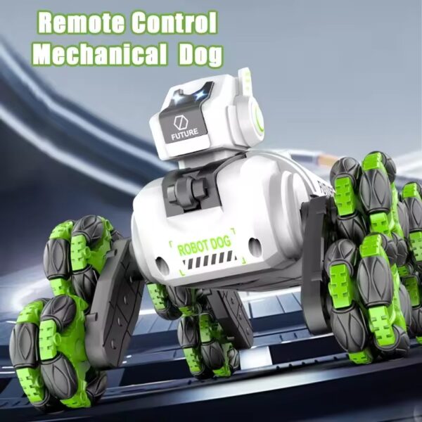 Rc Robot Puppy Electronic Stunt Dog Light Dual Mode Music Song Drift Mechanical Animals Spray Control for Kids Boys Gifts - Image 5