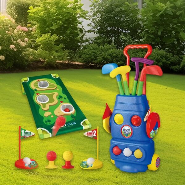 Toddlers Golf Set Indoor Outdoor Golf Toys Sets for Boys Girls Kids Children - Image 2