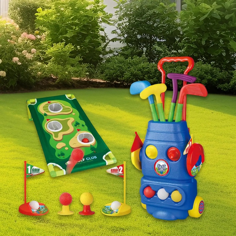 Toddlers Golf Set Indoor Outdoor Golf Toys Sets for Boys Girls Kids Children