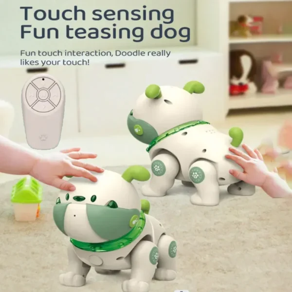 Intelligent Robot Dogs RC Puppy Baby Crawling Toys Puzzle Record Command Music Touch-sense Dance Dog for Children Christmas Gift - Image 5