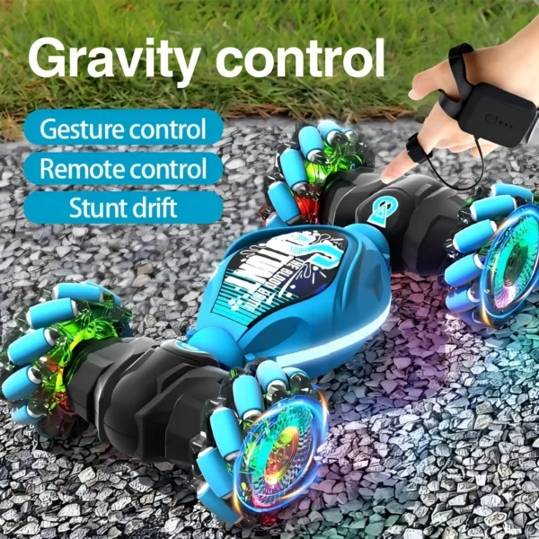 Gesture sensing Morphing remote control car Children's toys Twist four-wheel drive climbing stunt boy rechargeable off-road vehi