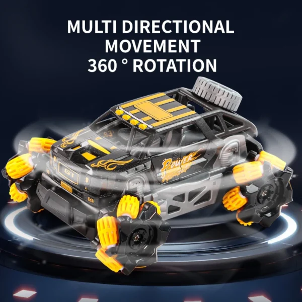 Gesture sensing children's toy remote control car 2.4G four-wheel drive one click demonstration float off-road deformation remot - Image 4