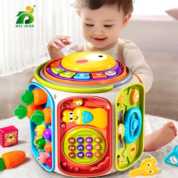 Baby Cell Phone Toy Children's Music Mobile Speaker With Sound Light Education Development Toy For 12 Months Kids Gifts