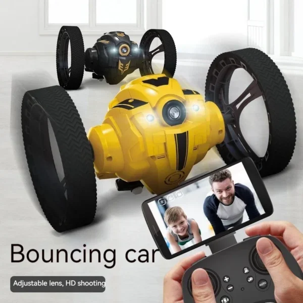 Racing gift set:hot cool stuff remote control car,tumbling bounce HD camera wifi rc cars,electric car for kids toys,rc drift car