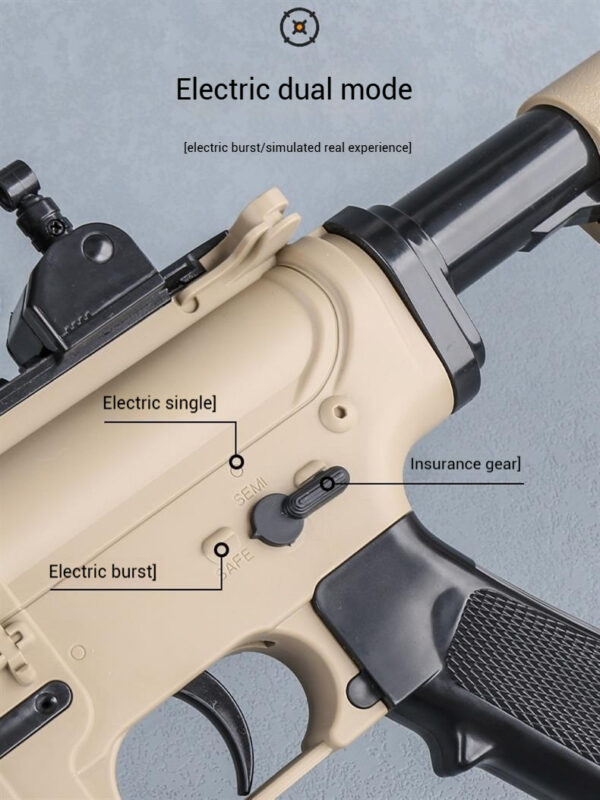 High-end M4a1 electric burst single-shot soft bullet gun - Image 8