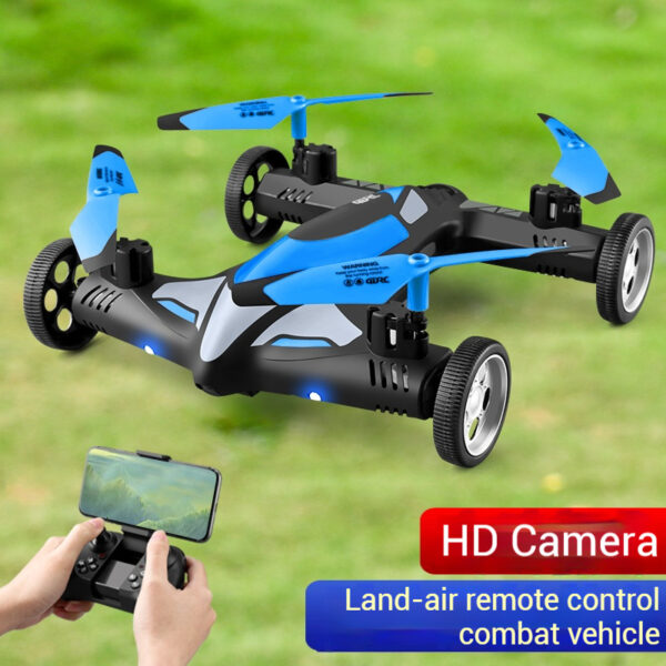 Remote control land and air amphibious oversized induction high speed quadcopter off-road racing car shooting drone - Image 3