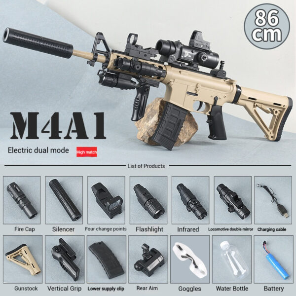 High-end M4a1 electric burst single-shot soft bullet gun - Image 3