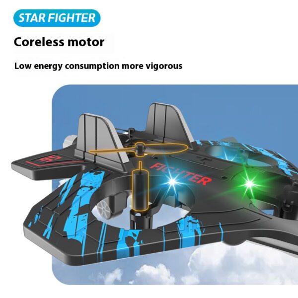 2.4G Remote Control Gravity Sensor Helicopter Tumbling Stunt RC Airplane - Image 4